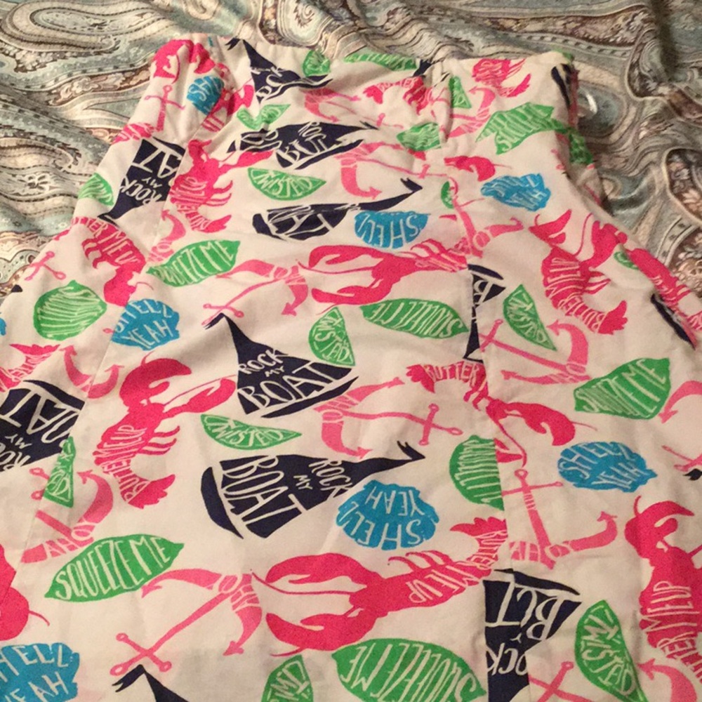Lilly Pulitzer strapless dress